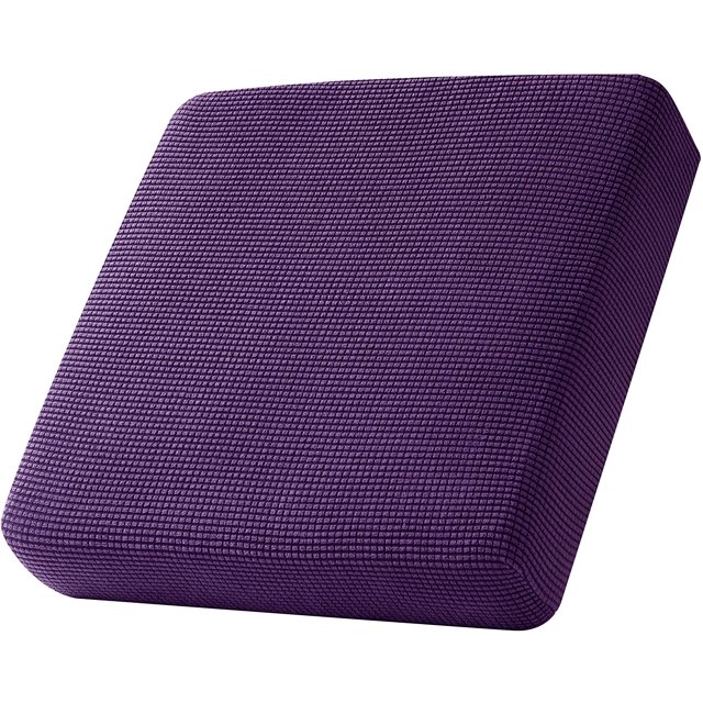 CHUN YI Housse de Coussin 1 Pce Spandex Extensible Texturé Boîte à Carreaux Housse de Siège