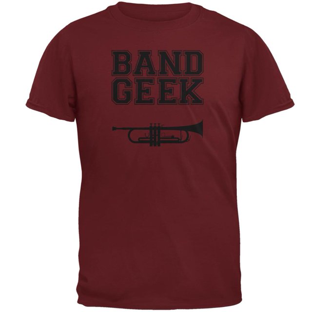 Band Geek Trumpet Mens T Shirt