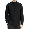 thumbnail image 1 of Male Shirt Top Dress Up Sweat Absorbing Simple Soft Washable Men Shirt, 1 of 5