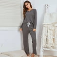 thumbnail image 3 of MesaSe Pyjama Décontracté pour Femmes à Manches Longues Grande Taille Ensemble Service à Domicile, 3 of 8