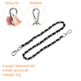 thumbnail image 2 of Unique Bargains Purse Chain Strap, 24' Purse Strap Shoulder Bag Replacement Strap, Black&Silver, 2 of 6