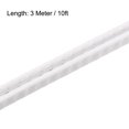 thumbnail image 3 of Unique Bargains Edge Trim U Seal White PVC Plastic U Channel Edge Protector Fits 1/32'' - 3/32'' Edge 10 Feet Long, 3 of 3