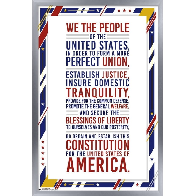 Les États-Unis d'Amérique - Préambule de la Constitution