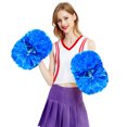 thumbnail image 2 of Cheerleading Handheld Colorful Flowers Sports Activities Performance Cheering Supplies Round Colorful Practical Material Lightweight Handle Design Off, 2 of 4