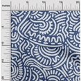 thumbnail image 2 of oneOone Georgette Viscose Blue Fabric Japanese Sewing Craft Projects Fabric Prints By Yard 42 Inch Wide, 2 of 4
