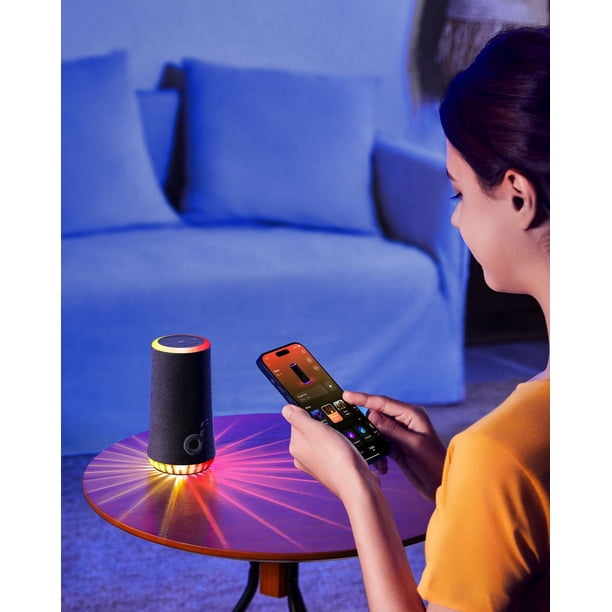 Soundcore Glow Portable Bluetooth Speaker - Black - Walmart.ca