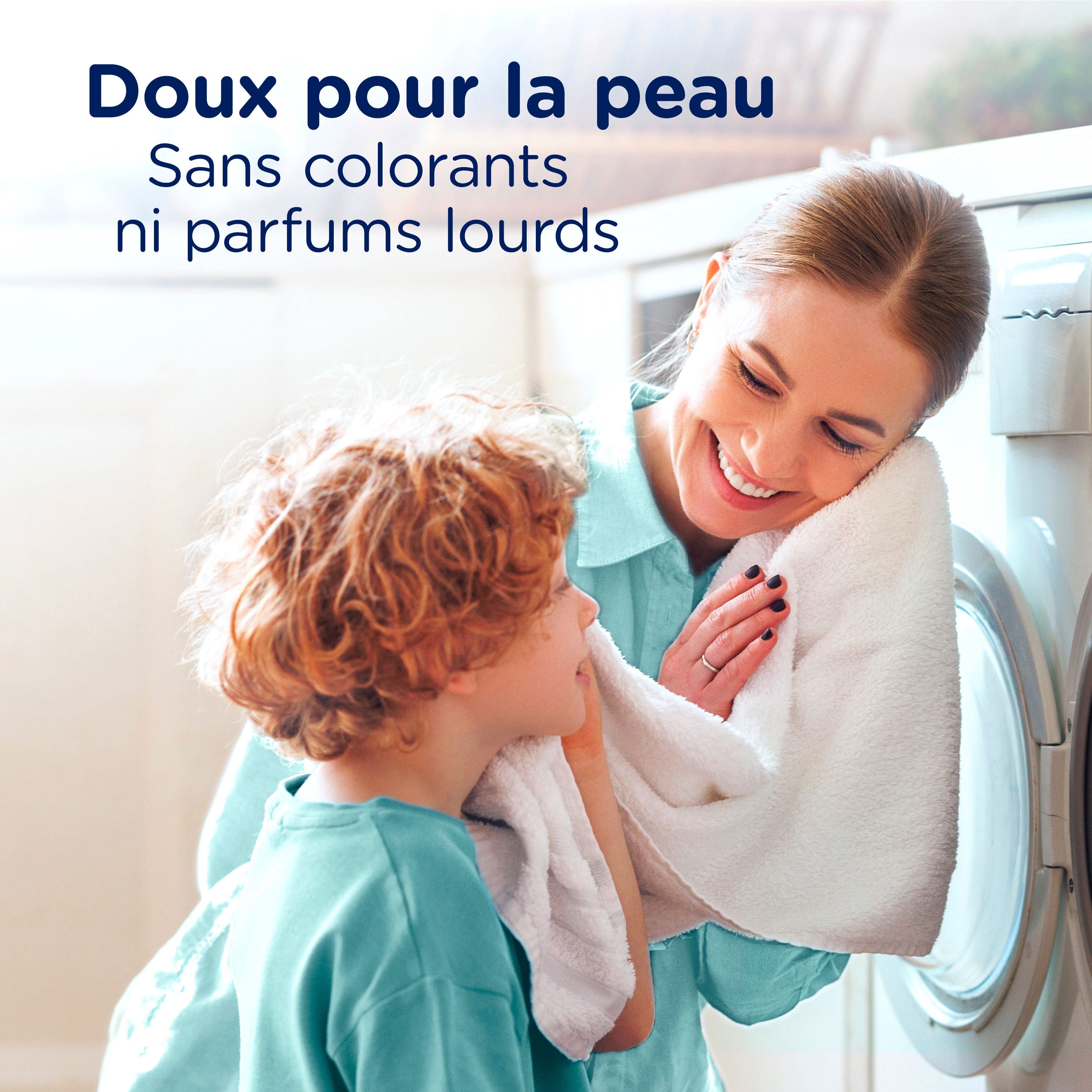 Downy Rinçage Purifiant Éliminateur d'Odeurs pour la Lessive, Parfum Fraîcheur Cotonnière, Assouplissant Textile et Rinçage d'Élimination des Odeurs pour la Lessive, Combat les Odeurs à la source, Compatible HE 54WL