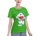 thumbnail image 2 of T-Shirt Basique à Manches Courtes pour Femmes Doraemon, 2 of 6