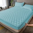 thumbnail image 5 of Vrorvz Waterproof Non slip Mattress Protector Soft Polyester Bed Cover for Pets and Stays Secure All Night Suit up to 15 inch Mattress Easy to Clean and Long Lasting, 5 of 5