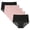 Pink, variant on Sentmoon 5 PCS Lace Underwear for Women High Waist Breathable No Show Bikini Bottoms for Women No Pinching Hip Lift Briefs for Leggings No Panty Lines XL