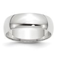 thumbnail image 1 of Bague Demi-Ronde 10KW 6mm LTW Taille 10.5 Taille 10.5, 1 of 3