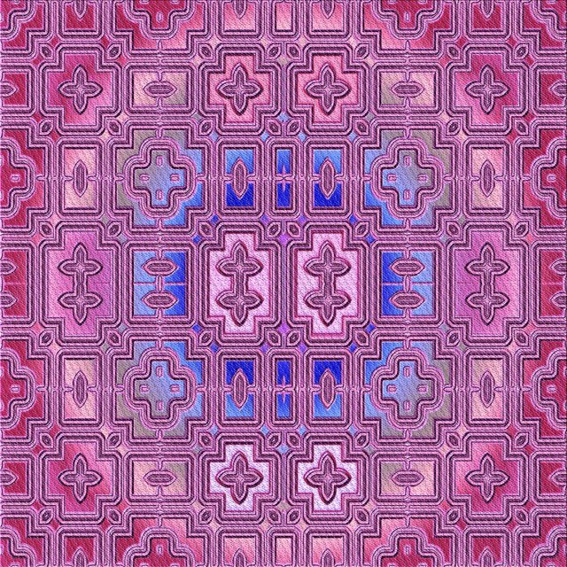 Ahgly Company Tapis d'Intérieur Lavable en Machine Carré Transitionnel Orchidée Violet, 7 Pieds Carré