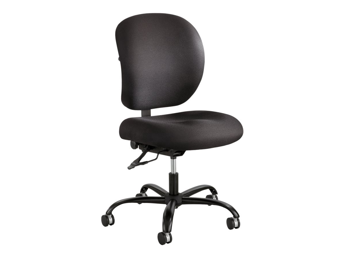 Safco Alday 24/7 - Chair - task - tilt - swivel - nylon, steel, high-density polyurethane - black