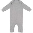 thumbnail image 3 of Infant Long Legged Baby Rib Bodysuit, 24M, Heather, 3 of 6