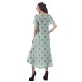 thumbnail image 3 of Moomaya Robes d'Été Imprimées Décontractées pour Femmes, Robes de Cocktail, Vêtements de Mariage, 3 of 5