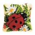 thumbnail image 2 of Abbracc DIY Latch Hook Rug Making Crafts for Kids/Adults 17 inch X 17 inch Ladybird, 2 of 9