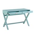 thumbnail image 2 of Linon Home Peggy Blue Writing Desk, 2 of 2