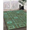 thumbnail image 2 of Ahgly Company Indoor Rectangle Abstract Army Green Abstract Area Rugs, 3' x 5', 2 of 6