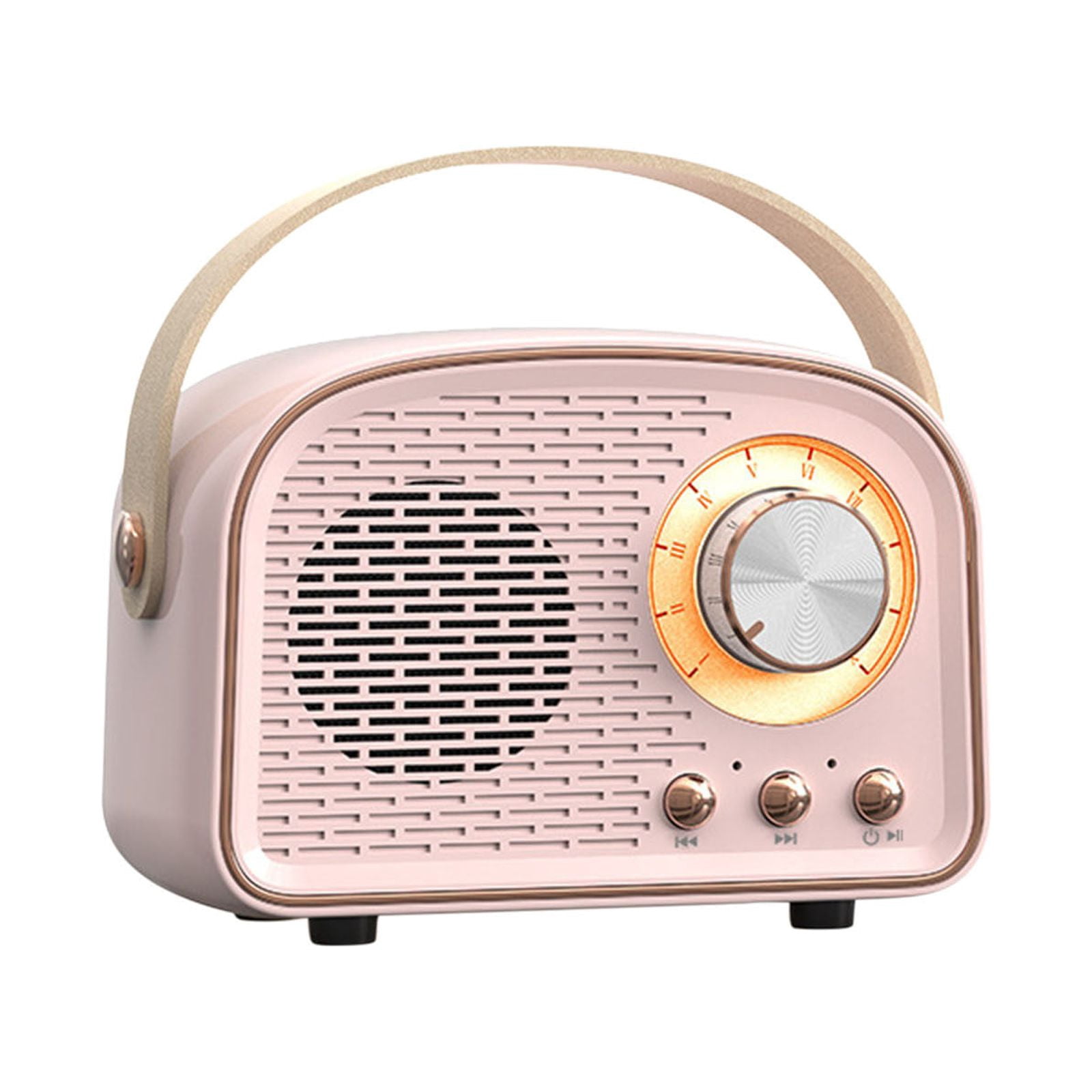 TOPRenddon Bluetooth Speaker, Retro Bluetooth Speaker Mini Wireless Speaker With Riching Bass In Clear Stereo Sound Portable Speaker Support FM, USB Drive, SD Card, AUX