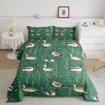 thumbnail image 1 of Erosebridal Ensembles de Couette Canard de Lac Format Grand, Couettes et Duvets Faune Rustique, Déco de Chambre Dessin Animé, Réversible 3 Pcs, 1 of 8