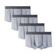 thumbnail image 1 of Plebaso Mens Boxer Briefs Cotton Stretch Comfortable Underwear Everyday Elastic Men's Boxers Multipacks, 1 of 2