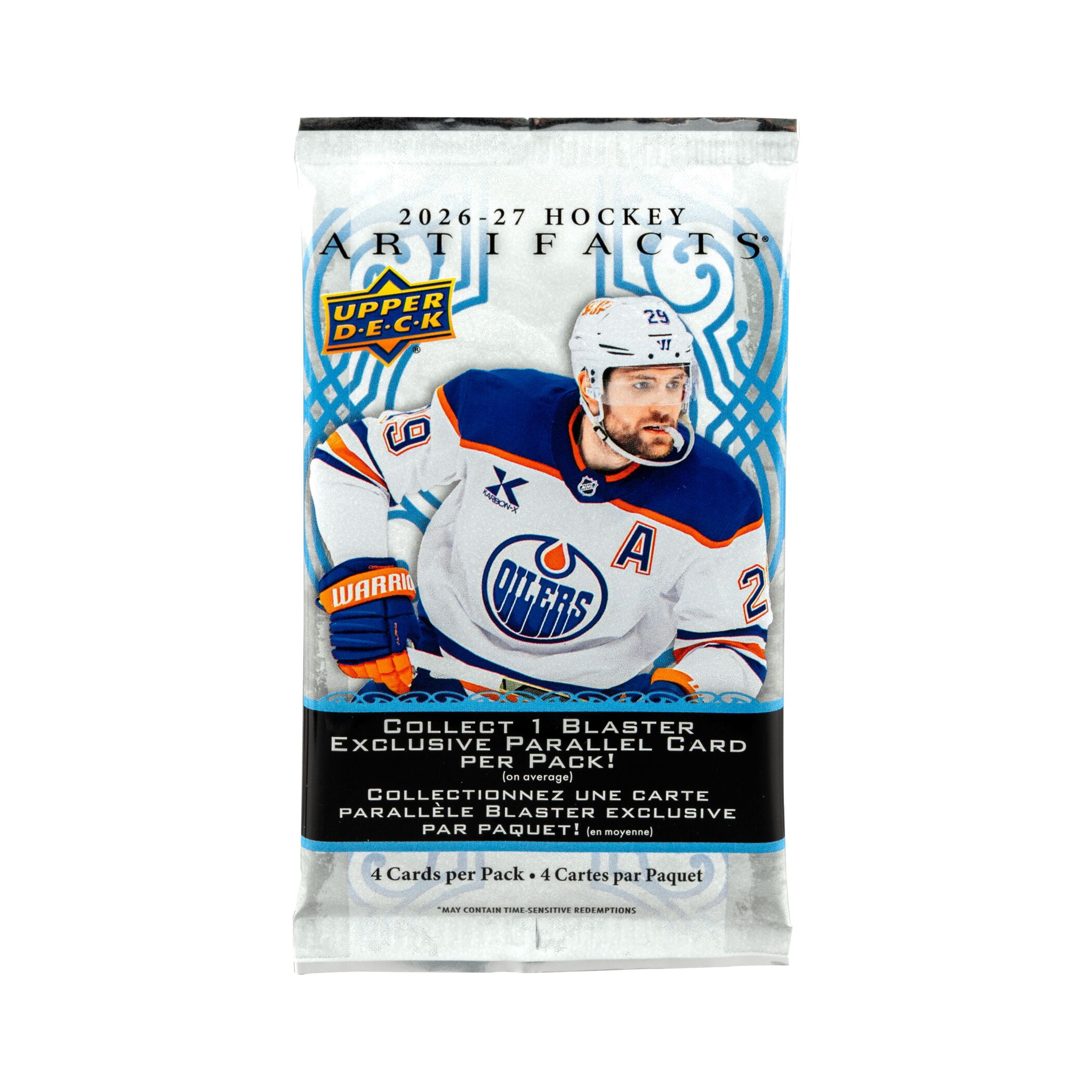 2026-27 Upper Deck hockey artifacts trading cards value box