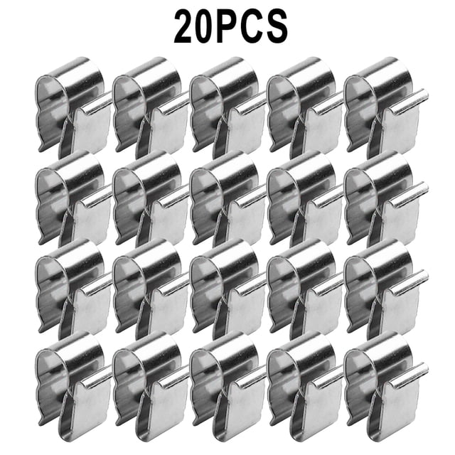 For 2x6mm Solar Panel Wire Clips Stainless Steel Cable Clamps for PV Wiring Boat