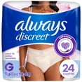 thumbnail image 2 of Always Discreet for Sensitive Skin Underwear, Four Times Skin Protection, Dermatologically Tested, Fragrance-Free, Maximum Absorbency, 2 of 17