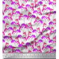 thumbnail image 1 of Soimoi Polyester Crepe Fabric Flower Watercolor Print Fabric by The Yard 42 Inch Wide, 1 of 3