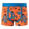 thumbnail image 1 of MIASHUI Boys Boxer Shorts Cotton Pattern Boxer Brief Underwear,Orange,6-7 Years, 1 of 2