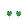 thumbnail image 1 of Boucles d'Oreilles Clous Pierre de Naissance Cœur, 1 of 4