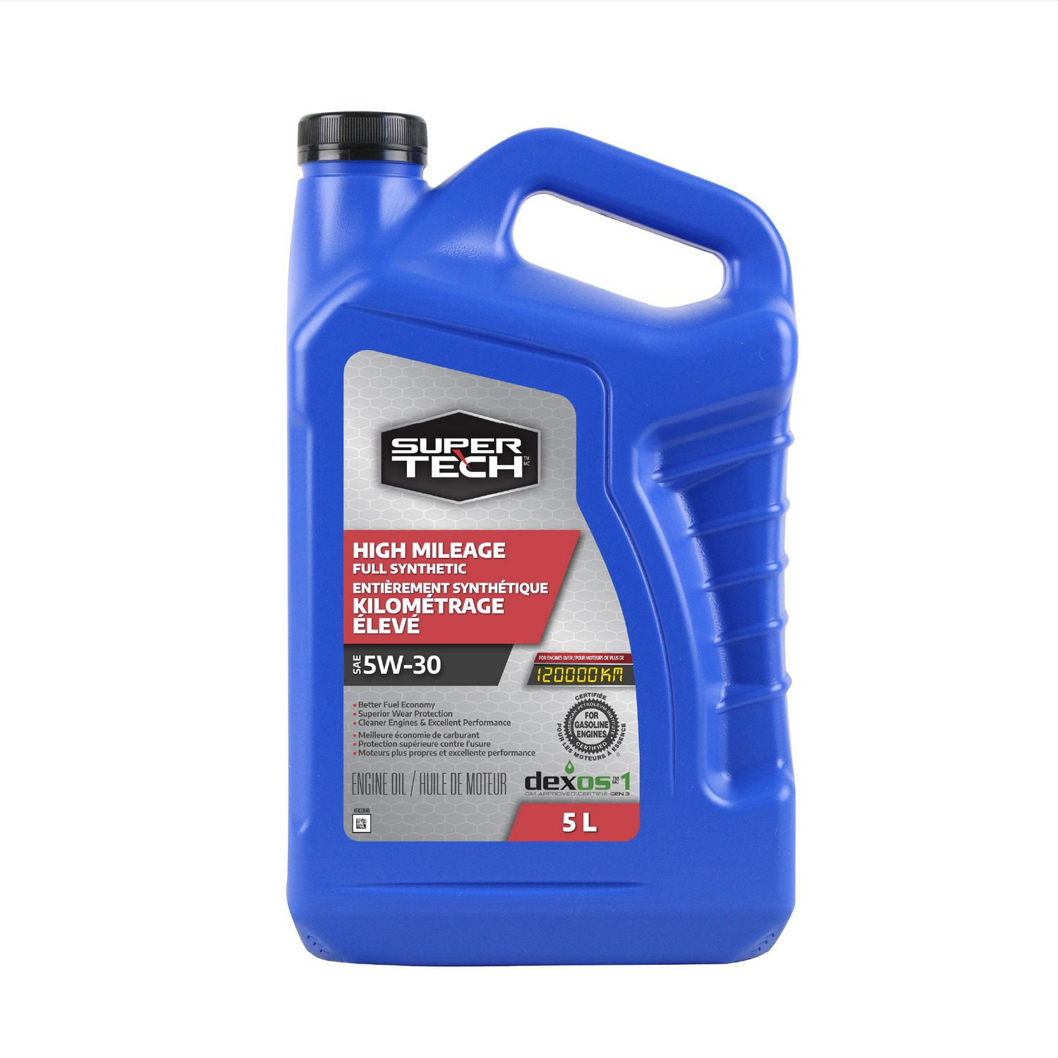 Super Tech High Mileage Full Synthetic 10w-30 Motor Oil