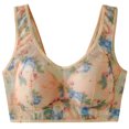thumbnail image 1 of Kcodviy Women's Thin Underwired Mesh Woman's Bras Printed Vest Style Unbuttoned Bras Bulk Comfortable Beautiful Back Bra, 1 of 4
