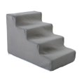 thumbnail image 2 of Dog Stairs Pet Steps Ramp Puppy Stairs Convenient Cat Stairs Dog Steps Removable 4 Steps Grey, 2 of 9