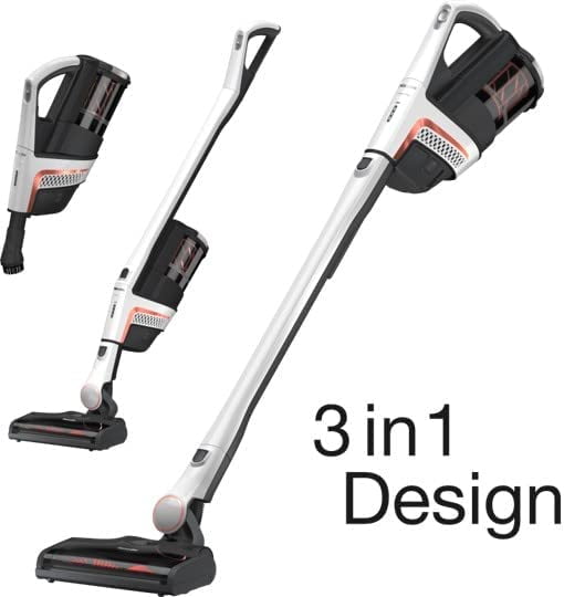 Miele Triflex HX1 Vacuum Cleaner - Cordless, Bagless Stick Vacuum with 3in1 Design, Hygiene Lifetime Filter and 60 min Runtime, Lotus White