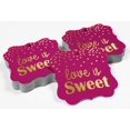 thumbnail image 4 of Inkdotpot Real Gold Foil Love Is Sweet Wedding Tags Favor Bracket Shape Hang Pack Of 100 Paper Tags, 4 of 6