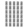 thumbnail image 3 of Perles de Tube de Barbe, 30 Pcs Cadeau Parfait Perles de Dreadlocks Rétro pour Tressage de Cheveux, 3 of 8