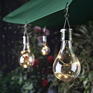 Dvkptbk Lumières de jardin solaire, lumières solaires blanches chaudes à l'extérieur LED Lumières d'extérieur pour le triage, le , le patio et la promenade