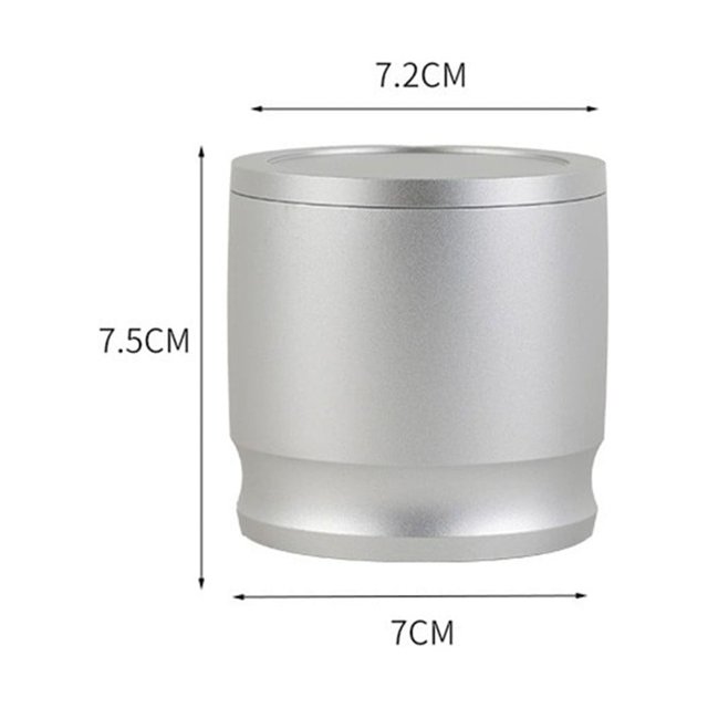 MYG Dosing Rings Press with Lid 58mm Aluminum Alloy Coffee Filter Holder Dosing Cup