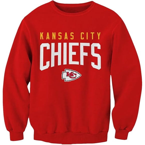 Sweat-shirt rouge des Chiefs de la NFL sous licence officielle