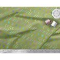 thumbnail image 3 of Soimoi Green Rayon Fabric Mathematical Symbol Print Fabric by Yard 42 Inch Wide, 3 of 3