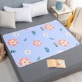 thumbnail image 1 of LSLJS Waterproof and Washable Bed Pads for Adults 59x39" Reusable Incontinence Bed Pads for Women, Elderly & Pet, Nursing Pads Incontinence Protection and Menstrual Use, 1 of 6