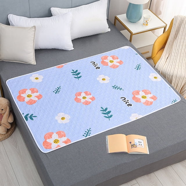 LSLJS Waterproof and Washable Bed Pads for Adults 59x39" Reusable Incontinence Bed Pads for Women, Elderly & Pet, Nursing Pads Incontinence Protection and Menstrual Use