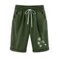 thumbnail image 1 of KIHOUT Shorts d'Été Rabais Shorts d'Été Imprimés Cinq Points Grande Taille en Coton et Lin Pantalons Décontractés Shorts, 1 of 6