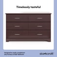 thumbnail image 4 of Storkcraft Brookside 6-Drawer Double Dresser, 4 of 13