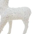 thumbnail image 3 of Holiday Time White Glitter Reindeer Tabletop Decoration, 1 Count, 3 of 4