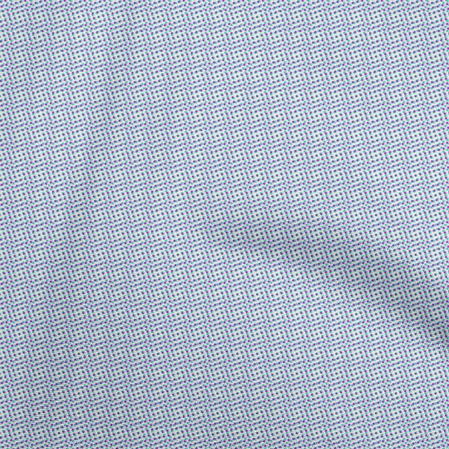 oneOone Tissu en Coton Cambric Violet à Pois pour Robe Tissu Imprimé au Mètre 56 Pouces de Large