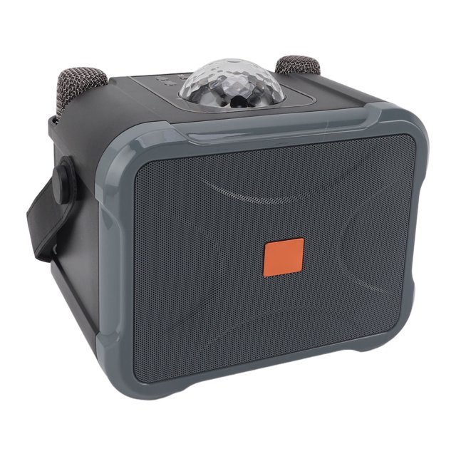 Haut-parleur Sans Fil, Ensemble de Machine de Karaoké Son Riche Micro Double Portable Élégant pour Adultes pour Voyage