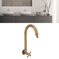 thumbnail image 3 of Outdoor Kitchen Sink Faucet, 360 Degree Rotation Single Cold Water Garden Outdoor Faucet, Antique In Wall Frost Crack Prevention Flexible Neck Laundry Room Tap Bar Faucet Tap, 3 of 8