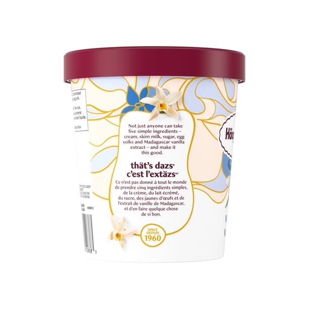 HAAGEN-DAZS Vanilla Ice Cream, Crafted In Canada, 0.9 L - Walmart.ca